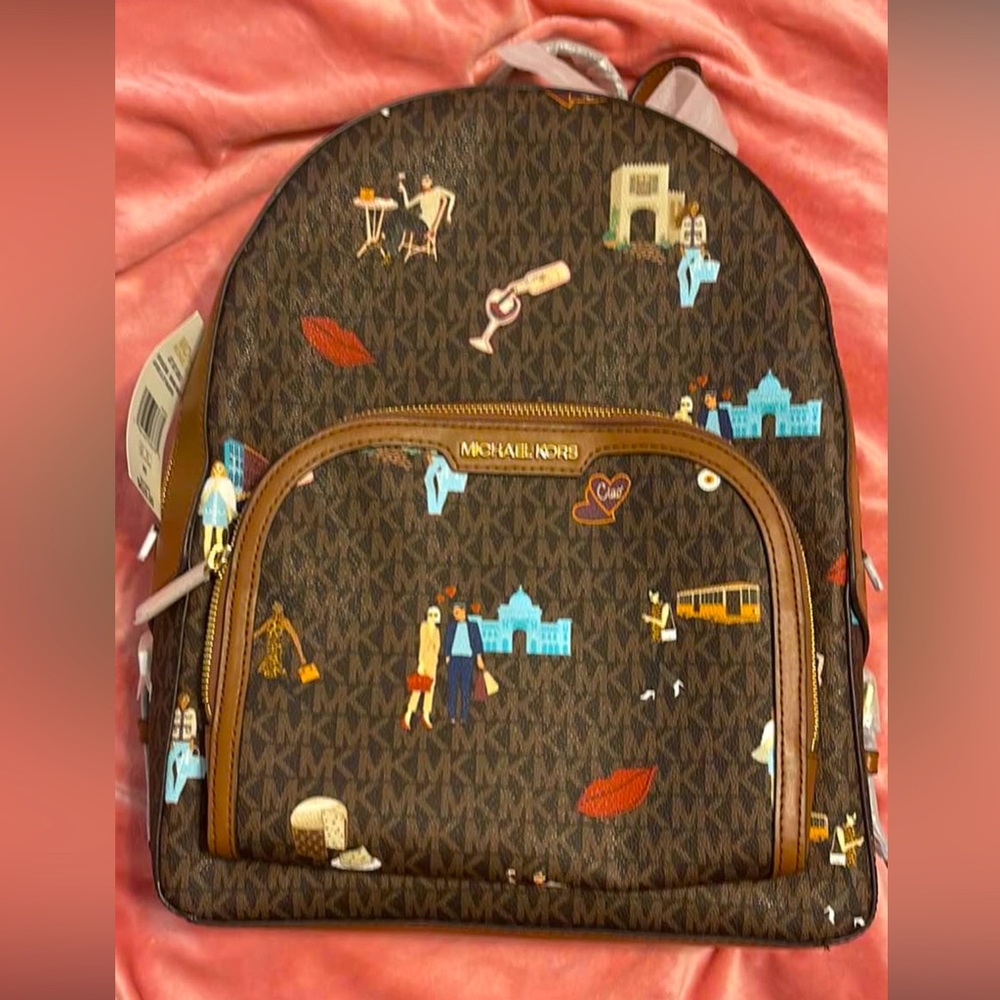 Brand New w/Tags MK Jet Set Girls Full-size Backpack